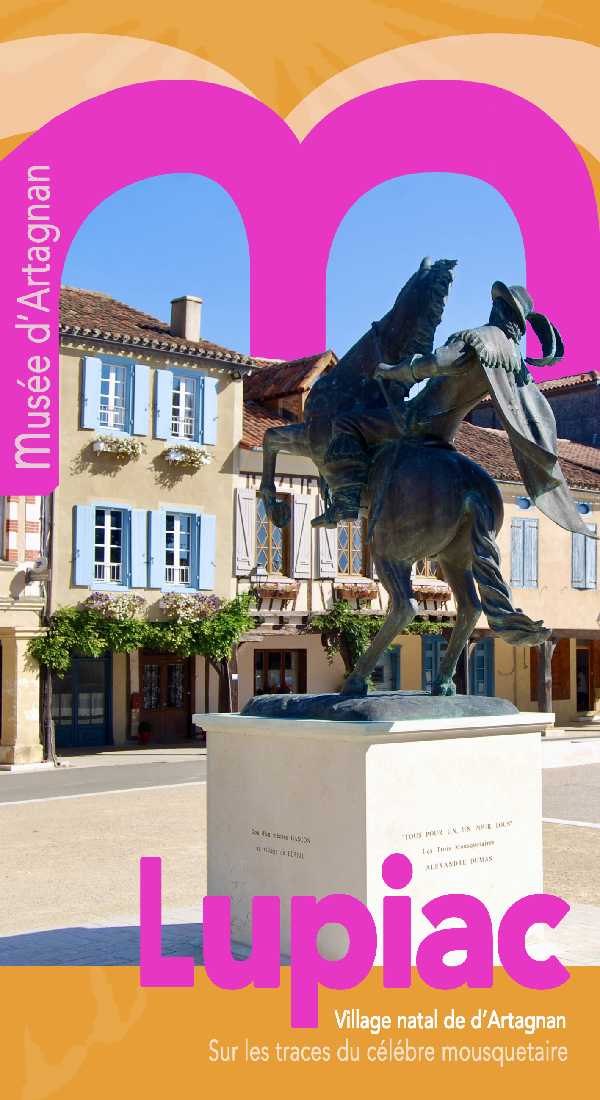 Dépliant Musée d'Artagnan LUPIAC 2025
